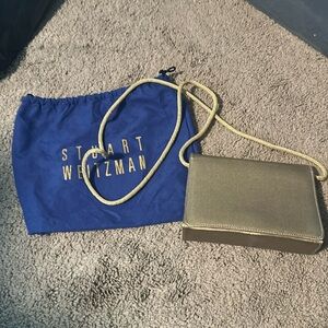 Stuart Weitzman Vintage Gold Purse